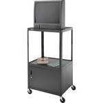 Advance PM6C-42 A-V Cart w/ Metal Cabinet (25 x 30 x 42")