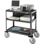 Advance 44"H Equip Table AVEC44JLT w/Pneu Whls
