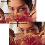 Tiffen 4 x 5.65" Gold Diffusion FX 1/2 Glass Filter