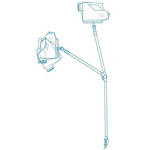 Porta-Trace / Gagne Adjustable Tabletop Arm for "The Projector" (Opaque)