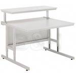 Da-Lite 90092 PCT 140-100 HM 55" Width with Modesty Panel and 4" Casters (Gray)