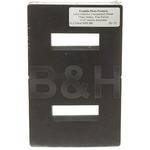 Franklin Slide Mounts - Panoramic, 50 Self-Seal Black Mounts