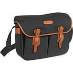 Billingham Hadley Shoulder Bag, Large (Black with Tan Leather Trim)