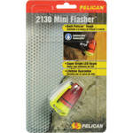 Pelican Mini Flasher 2130 Dive Light 2 'coin cell' LED (Yellow)