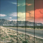 LEE Filters 4x6" Graduated Sunset Yellow Resin Filter - Hard Edge