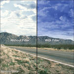 LEE Filters 4x6" Graduated Pop Blue Resin Filter - Hard Edge
