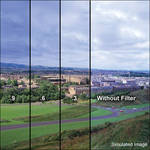 LEE Filters 4x6" Combination Graduated 85B to ND 0.6 Resin Filter - Hard Edge