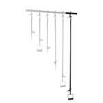 Matthews Telescoping Hanger with Pipe Clamp, Stirrup - 5-10'