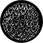 Rosco Steel Gobo #7102 - Abstract Leaves - Size M