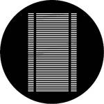 Rosco Steel Gobo #7702 - Venetian Blind - Size E