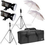 SP Studio Systems Excalibur 2-Monolight Lighting Kit with Case