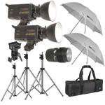 SP Studio Systems Excalibur Pro 6400 3-Light Lighting Kit