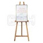 Luxor Hardwood Poster Easel (Solid Mahogany)