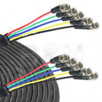 Comprehensive 5-BNC Male to 5-BNC Male Cable - 100 ft