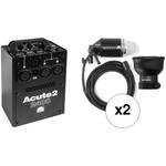 Profoto Acute 2 2400W/s 2 Head Pro Value Pack (90-260V)