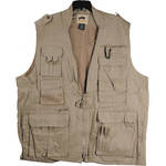 Humvee by CampCo Safari Photo Vest, Small (Khaki)