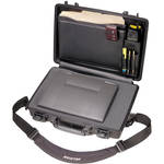 Pelican 1490CC2 Computer Case with Lid Organizer and Foam (Black)
