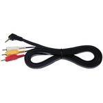 Sony VMC-20FR Mini A/V Male to 3 RCA Male A/V Cable - 6.5'