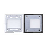 Gepe 24 x 27mm (2.3mm Thick) Off-Centered Glass Slide Mounts - 5 Mounts