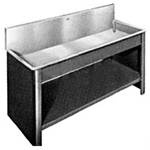 Arkay Black Vinyl-Clad Steel Cabinet for 48x108x6" for Steel Sinks