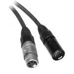 Cool-Lux CC-8044 4-pin XLR Male to 4-pin XLR female Cable - 4 inches