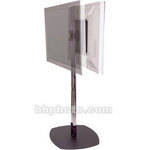 Premier Mounts Premier Mounts Dual floor stand 84in. chrome - PSD-CS84