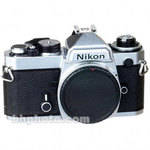 Nikon FE 35mm SLR Manual Focus Camera Body - Chrome
