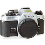 Nikon FG-20 35mm SLR Manual Focus Camera Body (Chrome)