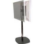 Premier Mounts Dual Floor Stand w/84" Black Poles (PSD-CS84B)