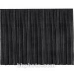 Draper Drapery Panel - 12' x 50" - Velour - Black