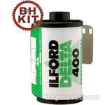Ilford Delta-400 - Filme Profissional para C�pias em Preto e Branco 135-36 (ISO-400) - Pack com 50 Rolos