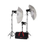 Smith-Victor KQ83 3-Light 1,800 Watt Ultra Quartz Location Kit (120-240VAC)