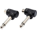 Hosa Technology GPR123  Phone to RCA Angled Adapter- (2)
