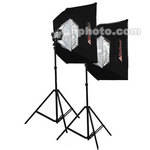Photoflex 2-Starlite QL  2 SilverDome Softbox Light Kit (120VAC)