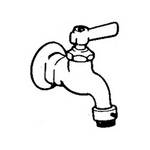 Arkay K100VB Single Wall-Mount Faucet