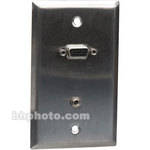 TecNec WPL1154 Wall Plate w/HD-15 and 3.5mm Mini Connectors