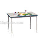 Bretford 42 x 24" Quattro Work & Utility Table - Grey w/ Topaz
