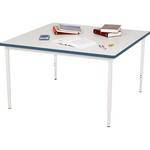 Bretford 42 x 30" Quattro Work & Utility Table - Grey w/ Topaz