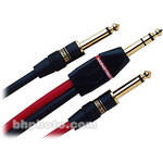Monster Cable StudioLink 1/4" TRS to 2x 1/4" TS Insert Cable - 13.1'