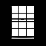 Chimera Window Pattern for 24x24" Frame