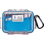 Pelican 1010 Micro Case (Clear Blue with Colored Lining)