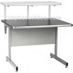 Raxxess Straight Center Desk Large (Ebony)