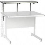 Raxxess 36"W Upper Shelf for Center Desks (Ebony)