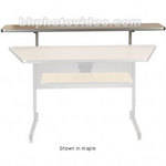 Raxxess 46"W Upper Shelf for Center Desks (Ebony)