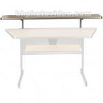 Raxxess 46"W Upper Shelf for Center Desks (Maple)