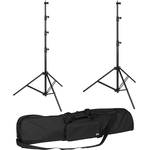 Impact Air Cushioned Two Light Stand Kit with Case