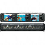 Marshall Electronics V-R43P 3 x 4" LCD Monitors in a Rack Mount