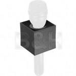 GB Mic Flag Square Microphone Flag - 2.5" - Black