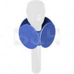 GB Mic Flag Round Microphone Flag - 2.5" - Blue