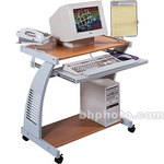 Luxor Modern Style Computer Station, Model LCT6B (Oak/Gray)